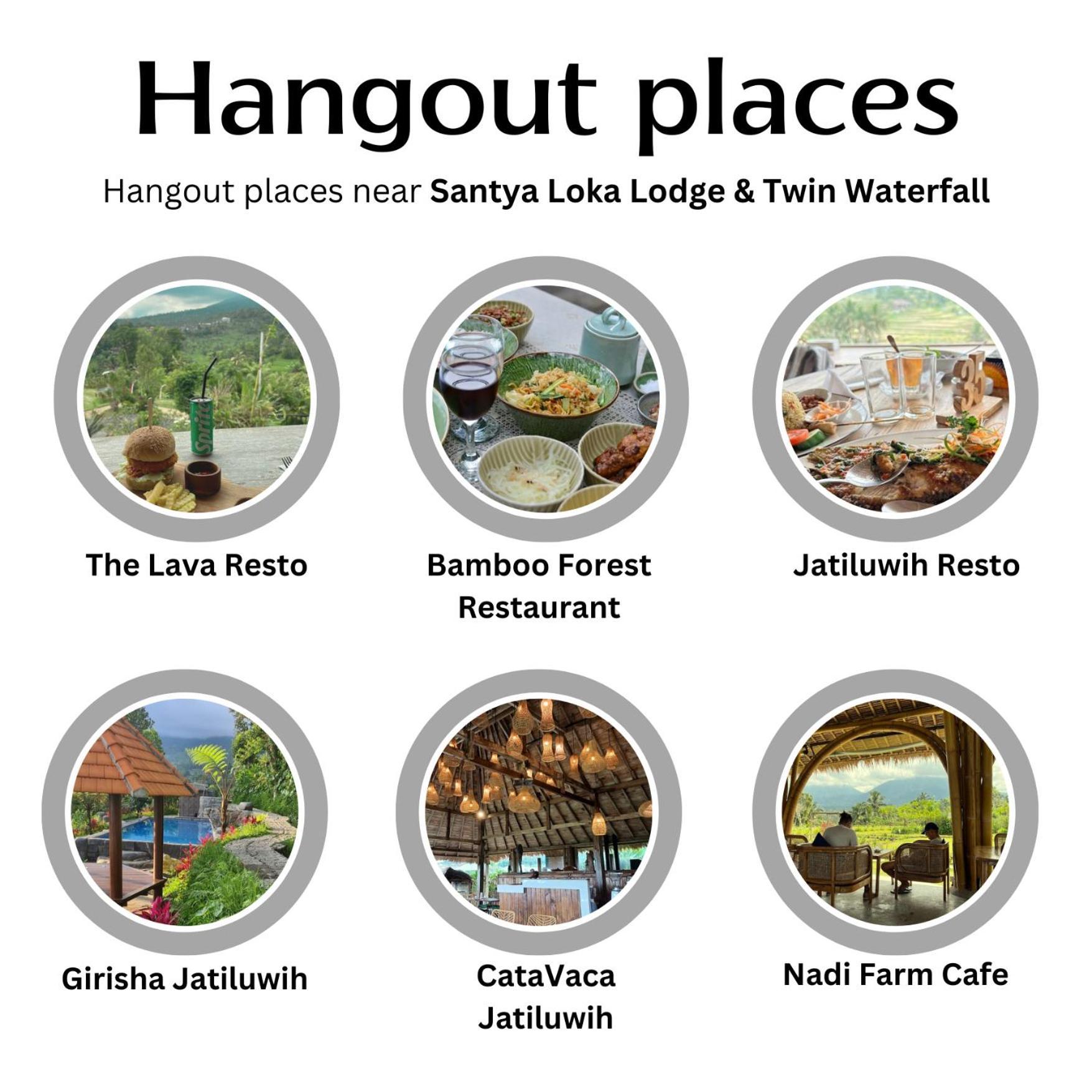 Santya Loka Lodge & Twin Waterfall Jatiluwih Exterior foto